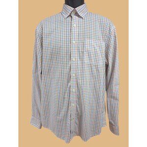 Johnnie-O Mens Performance Button-Down Shirt Medium Multicolor